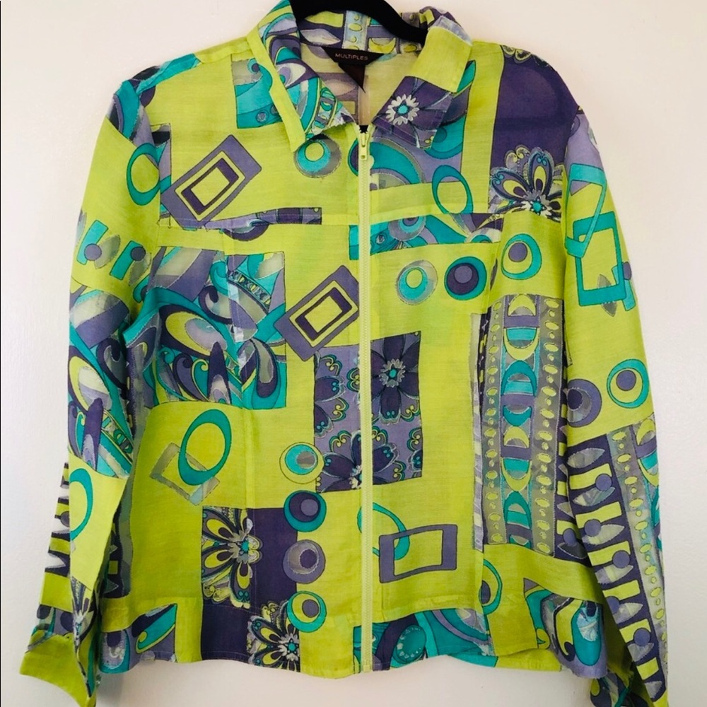 Multiples Light Weight Jacket Size Large